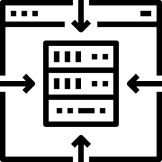 Data Center Contour Svg Vector, Free Vectors File